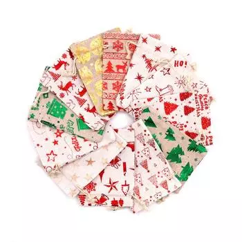 1 шт., сумки со снежинками, подарочная сумка, мешочки на шнурке, сумка для конфет, рождественский подарочный пакет, упаковочные пакеты A-10*14cm