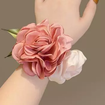 1 шт. Супер фея роза кишки резинка для волос резинка для волос кожаная лента высокая эластичность прочный головной убор хвостик веревка для волос аксессуары для волос W