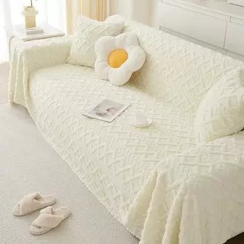 1 шт. супер теплое одеяло для дивана из овечьей шерсти, полотенце для дивана для гостиной, мягкое, теплое и удобное, универсальное украшение для дома 180x130