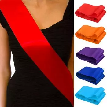 1 шт., сувениры для вечеринок, пустой пояс, плечевой ремень, декор для детского душа, свадебный этикетный пояс красный