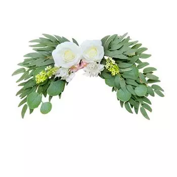 1 шт., свадебная композиция, арка, цветы, перемычка, цветок эвкалипта, венок, цветок, фон, декор