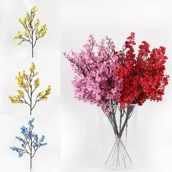 1 шт. Свадебная вечеринка искусственные цветы гипсофила DIY искусственный цветок домашний декор розовый