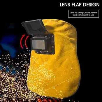 1 шт. Сварочный шлем, маска сварщика, хамелеон, большой обзор, настоящий цвет, солнечная энергия, автоматическое затемнение, сварочная маска для дуговой сварки, шлифовки, резки