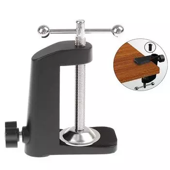 1 шт. сверхмощный металлический настольный монтажный зажим для микрофона, держатель подставки для настольной лампы