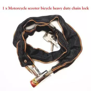 1 шт. сверхмощный мотоциклетный велосипедный цепной замок One Size