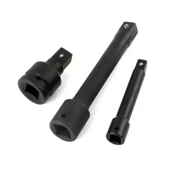 1 шт., сверхпрочный длинный удлинитель, храповой ключ, ударный удлинитель головки, пневматический инструмент 1/2 3/4 1 дюйм 75 125 150 200 300 400 мм