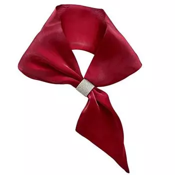 1 шт. сверкающий бриллиантовый шейный платок в корейском стиле, тонкий длинный бандана, воротник, шаль, шелковый шарф, защита шеи, маленький шейный платок бежевый