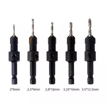 1 шт. сверло 2,59 мм 2,810 мм 3,2510 мм 3,512,5 мм с шестигранным хвостовиком 29mm