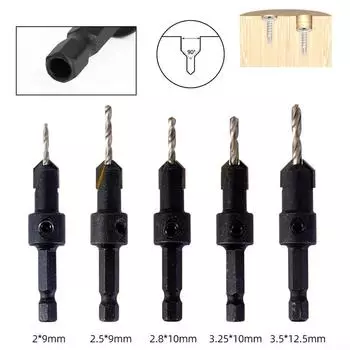 1 шт. сверло 2,810 мм, 29 мм, 3,2510 мм, 3,512,5 мм, шестигранный хвостовик 29mm