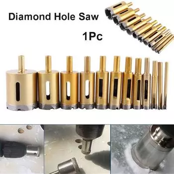 1 шт. сверло для кольцевой пилы для керамического мраморного стекла 6 mm