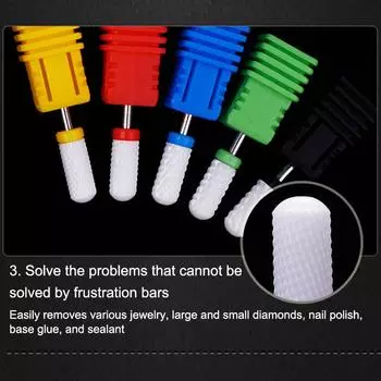 1 шт. сверло для ногтей педикюр чистка полировка инструменты керамика удаление омертвевшей кожи ногтевой инструмент специальные инструменты для ногтей A5