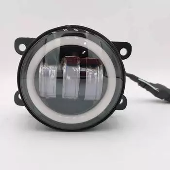 1 шт. светодиодная фара 3,5 дюйма, указатель поворота 10-60 В постоянного тока 6000 К, ангельские глазки для автомобилей, внедорожников, мотоциклов, фар дальнего света CHINA