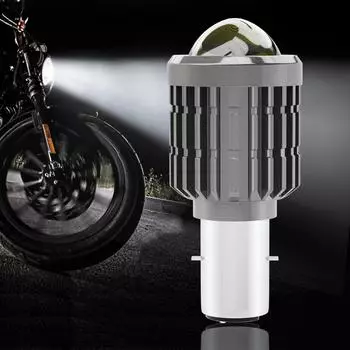 1 шт. светодиодная фара для мотоцикла Bulb1000LM 6000K 3000K Hi/Lo Beam Light для квадроциклов, мото, мотоциклов, аксессуаров 7.4*3.2*1.9cm серый/серебряный
