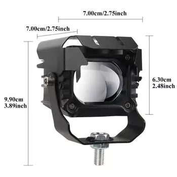 1 шт. светодиодная фара для мотоцикла со светодиодными линзами CSP чипы противотуманные фары для мотоцикла вспомогательная фара для вождения внедорожный грузовик 4x4 ATV рабочий светодиод