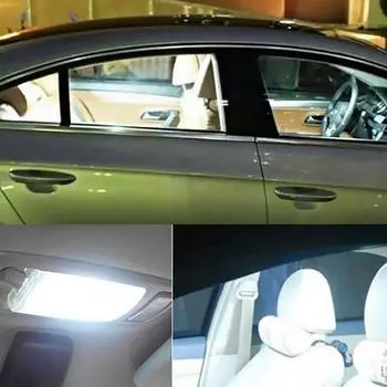 1 шт., светодиодная лампа для автомобильного освещения, 18 см 24 см 36 см 48 см, для салона автомобиля, для чтения, для багажника, гирлянда