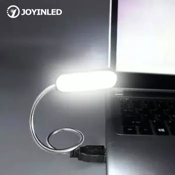 1 шт. светодиодная лампа для чтения, портативная USB-лампа для чтения, гибкая USB-лампа для чтения, настольная лампа с USB-светодиодом