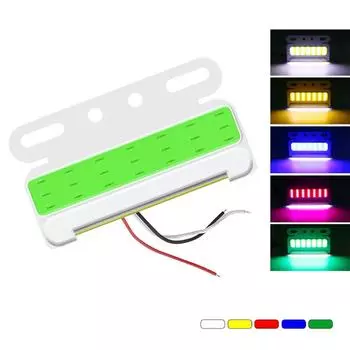 1 шт. светодиодная лампа габаритного света для грузовика, для поворота, сигнальная декоративная лампа DC24V COB, аксессуары для автомобильного освещения синий