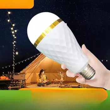 1 шт. светодиодная лампа умная зарядка чип аварийное отключение питания дома без мерцания съемная аварийная лампа белый