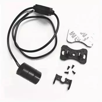 1 шт., светодиодный автомобильный лазерный противотуманный фонарь, задний сигнал безопасности вождения для предотвращения столкновений, красная линия, предупреждение о тормозе, стояночная сигнальная лампа Red line чёрный