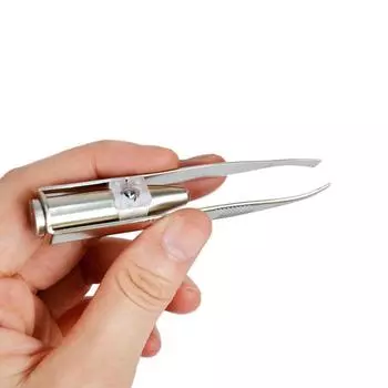 1 шт. светодиодный пинцет для макияжа, ресниц, бровей, удаления волос, пинцет для удаления волос на лице, пинцет из нержавеющей стали для женщин, косметические инструменты