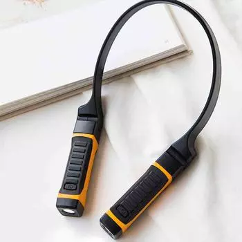 1 шт. светодиодный светильник для чтения на шею, вращающийся на 105 градусов, легкий перезаряжаемый светильник на шею для квартиры, фермерского дома, гостиной, общежития, барбекю