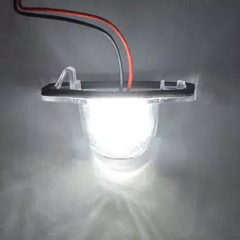 1 шт., светодиодный светильник для номерного знака, украшение автомобиля 112X66X44mm