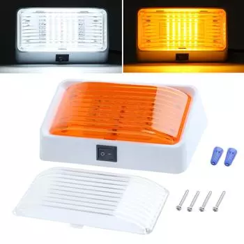 1 шт. светодиодный тент для крыльца автофургона, водонепроницаемый светильник для внутреннего освещения автодома, каравана, световая панель, наружная лампа для прицепа-фургона