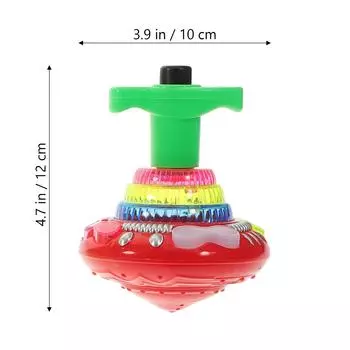 1 шт. светящиеся мигающие музыкальные волчки светящийся вращающийся гироскоп подарки для детей подарки на день рождения сувениры наполнители для сумок 1Pack-Random color