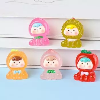 1 шт. светящиеся мультяшные куклы миниатюрные фигурки фея садовое украшение милый домашний декор светящиеся ночью настольные украшения