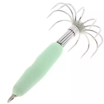 1 шт. светящиеся рыболовные приманки, приманки для кальмаров, крючок, светло-зеленый крючок для рыболовной приманки one size