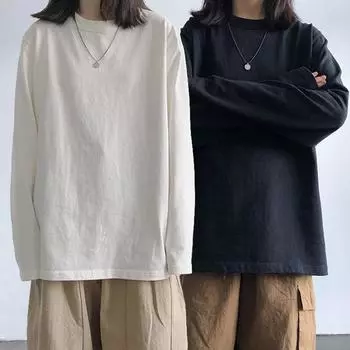 1 шт. свободная повседневная женская футболка большого размера на весну и осень с длинным рукавом, топы, блузка из полиэстера XL