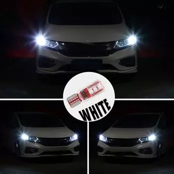 1 шт. T10 маленькие супер яркие лампы для фар автомобиля, модифицированные светодиодные линзы, наружные огни автомобиля, ходовые огни