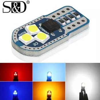 1 шт. T10 W5W светодиодная лампа 3030 чипов 168 194 Canbus безошибочная светодиодная автомобильная лампа W5W Led T10 светодиодная сигнальная лампа купольная габаритная лампа для чтения постоянного тока 12 В белый