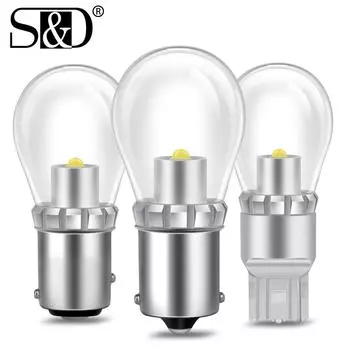 1 шт. T20 светодиодный W21/5 Вт W21W 7440 7443 1156 BA15S BAU15S P21W Led PY21W 1157 BAY15D BA15D BAZ15D P21 5 Вт автомобильный фонарь заднего хода DRL лампа P27W T25 3157 3156 лампа 1156 BA15S P21W белый