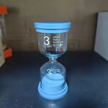 1 шт. Таймер-песочные часы Macaron, креативные песочные часы, таймер обратного отсчета, подходит для игр и домашнего кухонного времени 3min