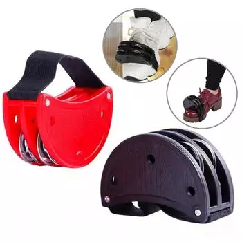 1 шт., тамбурин для ног со стальными колокольчиками, ударный музыкальный инструмент для ног для взрослых и детей чёрный