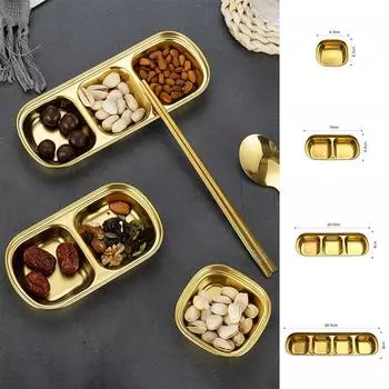 1 шт. тарелка для уксуса с несколькими сетками, блюдо для приправы для барбекю, блюдо из нержавеющей стали, сетки 1/2/3/4