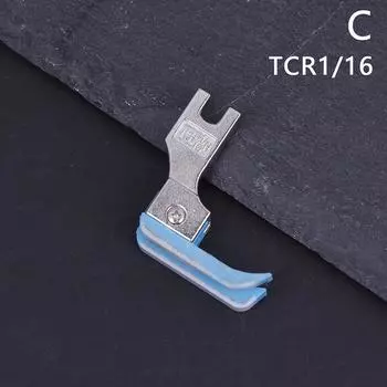 1 шт. Tcr Tcl1/16 1/32 пластиковая высокая и низкая прижимная лапка Tcl Tcr правая и левая прижимная лапка для деталей швейной машины челночного стежка