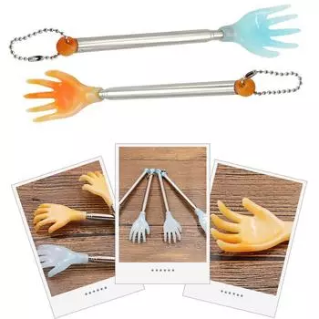 1 шт. Телескопическая чесалка для массажа спины, массажная палочка для снятия зуда, стальная массажная палочка, стальные инструменты для Adjus V6X0 B-One-size