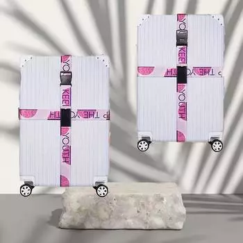 1 шт. Тележка для перевозки взрывобезопасная фиксированная упаковочная веревка регулируемая веревка для защиты багажа дорожная упаковочная коробка ремень фиксированный ремень With password payment