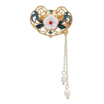 1 шт. Темперамент Креативные универсальные броши Инициалы Булавки Воротник Ювелирные изделия Аксессуары Кисточка Сплав