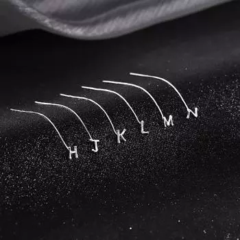 1 шт., темпераментные серьги-капли с кисточками, серьги с буквами, линии для женщин, простые буквы А-Я