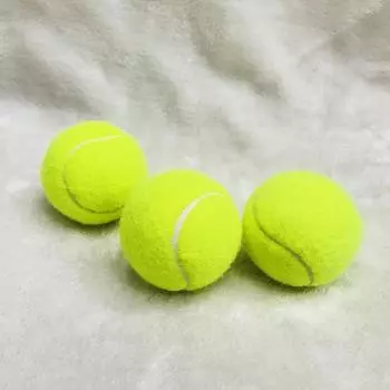 1 шт. теннисный профессиональный резиновый теннисный мяч высокая устойчивость упражнения для школьных тренировок Comp S2G8 yellow-one-size