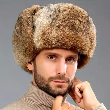 1 шт. Теплые защитные шапки из искусственного меха кролика Рекс зимние мужские/женские шапки-бомберы защитные шапки