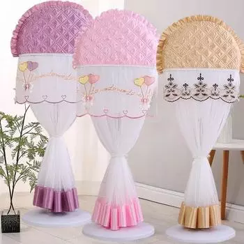 1 шт. Териленовый бытовой пылезащитный чехол для вертикального вентилятора, защитный чехол для минималистичного вентилятора, чехол для электрического вентилятора, полностью упакованный 45-50cm фиолетовый