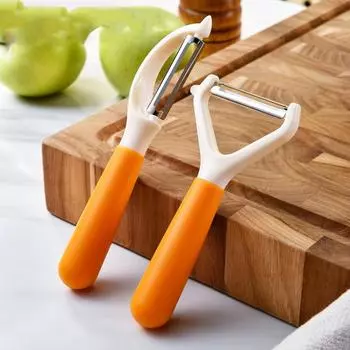 1 шт., терка для дыни из нержавеющей стали, овощечистка, скребок для картофеля, кухонная терка для яблок, овощечистка A розовый