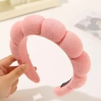 1 шт. Ткань для полотенец высокая варочная панель мыть макияж повязка на голову повязка для волос жареные палочки облако губка повязка на голову украшение для волос