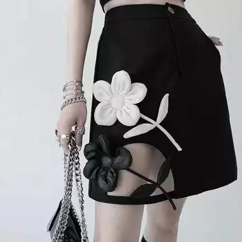 1 шт. Ткань Подсолнух преувеличенный одежда украшения швейная аппликация 3D цветок ретро брошь булавка белый