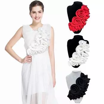 1 шт. Тканевые аксессуары стерео Diy украшения для одежды украшения из цветов кружевные аксессуары свадебные аксессуары многоцветные красный