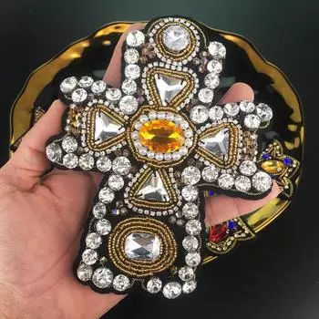 1 шт., тканевые наклейки с кристаллами и сердечками, тканевые наклейки ручной работы, аксессуары для сумки и обуви